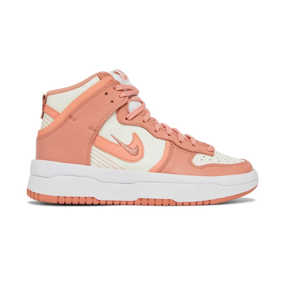 (Women) Nike Dunk High UP 'Sail Light/Crimson Bliss' DH3718-107 NWOT